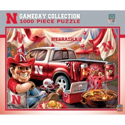 MasterPieces 1000 Piece Jigsaw Puzzle for Adults - NCAA Nebraska Cornhuskers Gameday - 19.25"x26.75" 1 MasterPieces 1000 Piece Jigsaw Puzzle for Adults - NCAA Nebraska Cornhuskers Gameday - 19.25"x26.75"