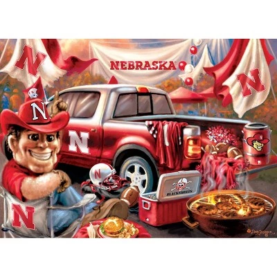 MasterPieces 1000 Piece Jigsaw Puzzle for Adults - NCAA Nebraska Cornhuskers Gameday - 19.25"x26.75" 2 MasterPieces 1000 Piece Jigsaw Puzzle for Adults - NCAA Nebraska Cornhuskers Gameday - 19.25"x26.75" - Image 2