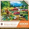 MasterPieces 1000 Piece Jigsaw Puzzle For Adults, Family, Or Kids - White Dove Farm - 19.25"x26.75"