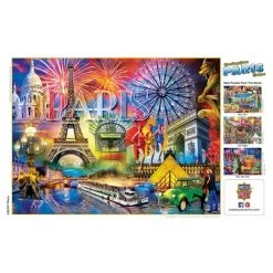 MasterPieces 550 Piece Jigsaw Puzzle For Adults, Family, Or Kids - Greetings From Paris - 18"x24" -Puzzles Sales 2022 unnamed file 2559