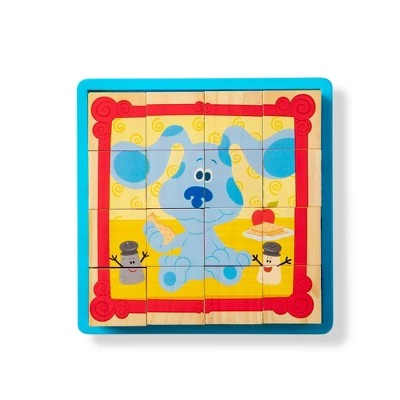 Blue's Clues & You! Melissa & Doug Blues Clues & You! 16pc Wooden Cube Puzzle 8 Blue's Clues & You! Melissa & Doug Blues Clues & You! 16pc Wooden Cube Puzzle - Image 8