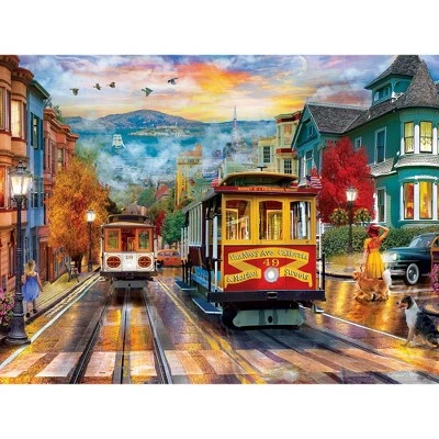MasterPieces 550 Piece Jigsaw Puzzle For Adults, Family, Or Kids - San Francisco Rise - 18"x24" 1 MasterPieces 550 Piece Jigsaw Puzzle For Adults, Family, Or Kids - San Francisco Rise - 18"x24"