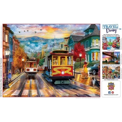 MasterPieces 550 Piece Jigsaw Puzzle For Adults, Family, Or Kids - San Francisco Rise - 18"x24" 3 MasterPieces 550 Piece Jigsaw Puzzle For Adults, Family, Or Kids - San Francisco Rise - 18"x24" - Image 3