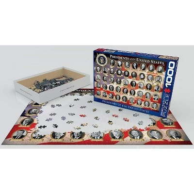 Eurographics Inc. Presidents of the United States 1000 Piece Jigsaw Puzzle 1 Eurographics Inc. Presidents of the United States 1000 Piece Jigsaw Puzzle