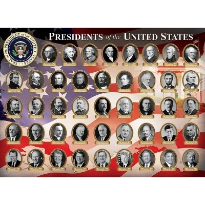 Eurographics Inc. Presidents of the United States 1000 Piece Jigsaw Puzzle 2 Eurographics Inc. Presidents of the United States 1000 Piece Jigsaw Puzzle - Image 2