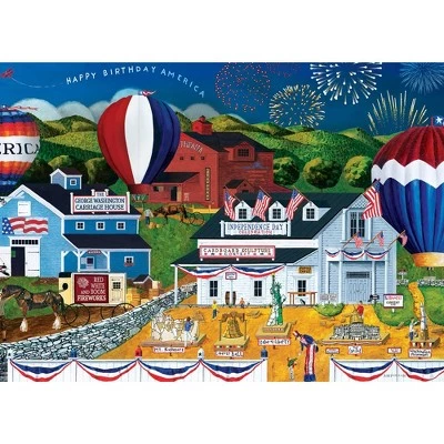 MasterPieces 1000 Piece Jigsaw Puzzle For Adults, Family, Or Kids - Stars And Stripes - 19.25"x26.75" 2 MasterPieces 1000 Piece Jigsaw Puzzle For Adults, Family, Or Kids - Stars And Stripes - 19.25"x26.75" - Image 2