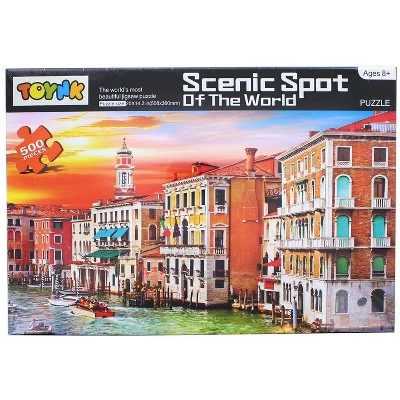 Toynk Scenic Spot of the World Venice 500 Piece Jigsaw Puzzle 1 Toynk Scenic Spot of the World Venice 500 Piece Jigsaw Puzzle