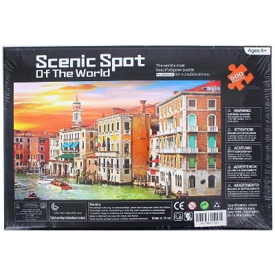 Toynk Scenic Spot of the World Venice 500 Piece Jigsaw Puzzle 2 Toynk Scenic Spot of the World Venice 500 Piece Jigsaw Puzzle - Image 2