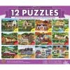 MasterPieces 12 Pack Jigsaw Puzzles For Adults, Family, Or Kids - Art Poulin 12-Pack Bundle