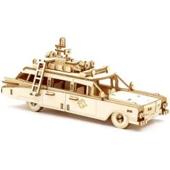 Incredibuilds Ghostbusters Ectomobile Book & Wood Model Kit