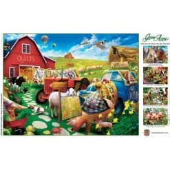 MasterPieces 300 Piece EZ Grip Jigsaw Puzzle - Quilt Country - 18"x24" -Puzzles Sales 2022 unnamed file 2706