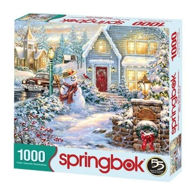 Springbok Silent Night Lane Puzzle 1000pc 1 Springbok Silent Night Lane Puzzle 1000pc