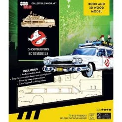 Incredibuilds Ghostbusters Ectomobile Book & Wood Model Kit -Puzzles Sales 2022 unnamed file 274