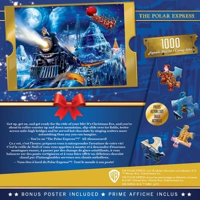MasterPieces 1000 Piece Christmas Jigsaw Puzzle - The Polar Express Race To The Pole - 19.25"x26.75" 3 MasterPieces 1000 Piece Christmas Jigsaw Puzzle - The Polar Express Race To The Pole - 19.25"x26.75" - Image 3