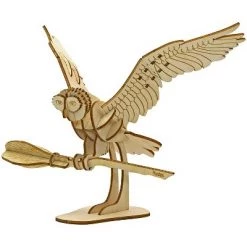 Incredibuilds Harry Potter Hedwig Book & Wooden Model Kit