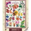 MasterPieces 1000 Piece Jigsaw Puzzle For Adults, Family, Or Kids - Farmer's Almanac; Garden Florals - 19.25"x26.75"