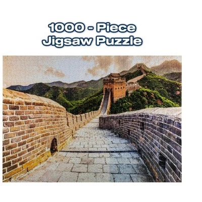 Toynk Great Wall of China Landmark 1000 Piece Jigsaw Puzzle 2 Toynk Great Wall of China Landmark 1000 Piece Jigsaw Puzzle - Image 2