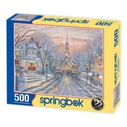 Springbok White Christmas Puzzle 500pc