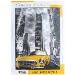 Toynk Collected Colors New York Taxi 1000 Piece Jigsaw Puzzle
