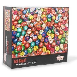 Toynk Got Caps? Soda Bottle Cap Puzzle For Adults And Kids | 1000 Piece Jigsaw Puzzle