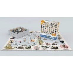 Eurographics Inc. Yoga Kittens 300 Piece XL Jigsaw Puzzle