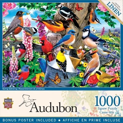 MasterPieces 1000 Piece Jigsaw Puzzle For Adults, Family, Or Kids - Spring Gathering - 19.25"x26.75" 1 MasterPieces 1000 Piece Jigsaw Puzzle For Adults, Family, Or Kids - Spring Gathering - 19.25"x26.75"