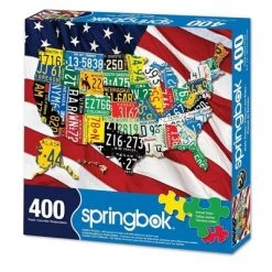 Springbok State Plates Puzzle 400pc