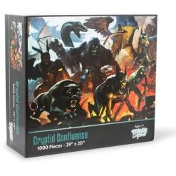 Toynk Cryptid Confluence Monster Puzzle | 1000 Piece Jigsaw Puzzle
