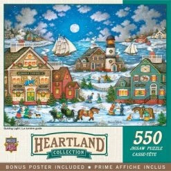 MasterPieces 550 Piece Jigsaw Puzzle For Adults, Family, Or Kids - Guiding Light - 18"x24"