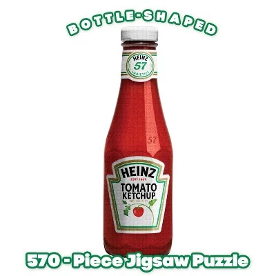 Toynk Heinz Ketchup Bottle 570 Piece Jigsaw Puzzle For Adults And Kids 2 Toynk Heinz Ketchup Bottle 570 Piece Jigsaw Puzzle For Adults And Kids - Image 2