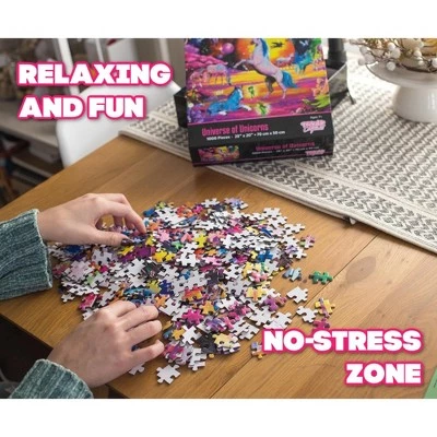 Toynk Universe of Unicorns Rainbow Fantasy Puzzle | 1000 Piece Jigsaw Puzzle 5 Toynk Universe of Unicorns Rainbow Fantasy Puzzle | 1000 Piece Jigsaw Puzzle - Image 5