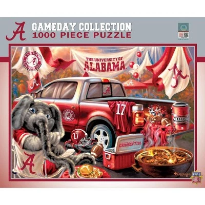 MasterPieces 1000 Piece Jigsaw Puzzle for Adults - NCAA Alabama Crimson Tide Gameday - 19.25"x26.75" 1 MasterPieces 1000 Piece Jigsaw Puzzle for Adults - NCAA Alabama Crimson Tide Gameday - 19.25"x26.75"