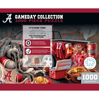 MasterPieces 1000 Piece Jigsaw Puzzle for Adults - NCAA Alabama Crimson Tide Gameday - 19.25"x26.75" 3 MasterPieces 1000 Piece Jigsaw Puzzle for Adults - NCAA Alabama Crimson Tide Gameday - 19.25"x26.75" - Image 3