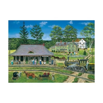 EuroGraphics Bob Fair Cannan Station XL Jigsaw Puzzle - 300pc 1 EuroGraphics Bob Fair Cannan Station XL Jigsaw Puzzle - 300pc