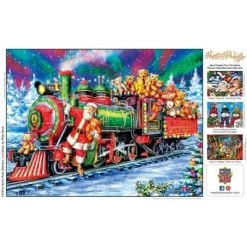 MasterPieces 300 Piece EZ Grip Christmas Jigsaw Puzzle - North Pole Delivery - 18"x24" -Puzzles Sales 2022 unnamed file 3026