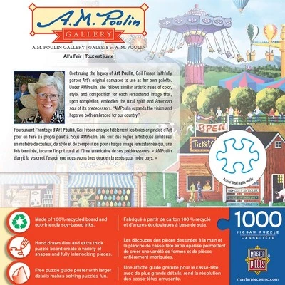 MasterPieces 1000 Piece Jigsaw Puzzle For Adults, Family, Or Kids - All's Fair - 19.25"x26.75" 3 MasterPieces 1000 Piece Jigsaw Puzzle For Adults, Family, Or Kids - All's Fair - 19.25"x26.75" - Image 3