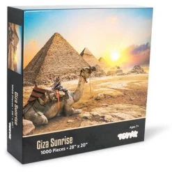 Toynk Giza Sunrise Ancient Egypt Pyramid Puzzle | 1000 Piece Jigsaw Puzzle
