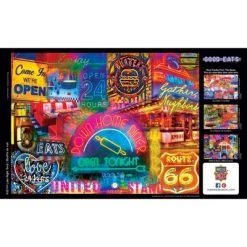 MasterPieces 550 Piece Jigsaw Puzzle For Adults, Family, Or Kids - Late Night Grub - 18"x24" -Puzzles Sales 2022 unnamed file 3127