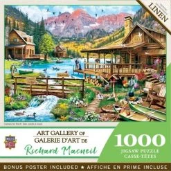 MasterPieces 1000 Piece Jigsaw Puzzle For Adults, Family, Or Kids - Canoes For Rent - 19.25"x26.75"