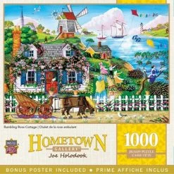 MasterPieces 1000 Piece Jigsaw Puzzle For Adults, Family, Or Kids - Rambling Rose Cottage - 19.25"x26.75"