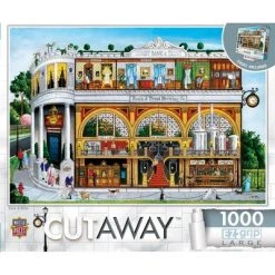 MasterPieces 1000 Piece EZ Grip Jigsaw Puzzle For Adults, Family, Or Kids - Bank & Brew - 23.5"x34"
