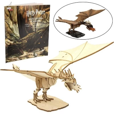 Incredibuilds Harry Potter Hungarian Horntail Dragon 3D Wood Puzzle & Model Figure Kit (35 Pcs) - Build & Paint Your Own 3-D Movie Toy - Holiday Educational Gift for Kids & Adults, No Glue Required, 8+ 1 Incredibuilds Harry Potter Hungarian Horntail Dragon 3D Wood Puzzle & Model Figure Kit (35 Pcs) - Build & Paint Your Own 3-D Movie Toy - Holiday Educational Gift for Kids & Adults, No Glue Required, 8+