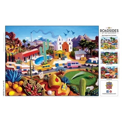 MasterPieces 550 Piece Jigsaw Puzzle For Adults, Family, Or Kids - The Land Of AZ - 18"x24" 4 MasterPieces 550 Piece Jigsaw Puzzle For Adults, Family, Or Kids - The Land Of AZ - 18"x24" - Image 4