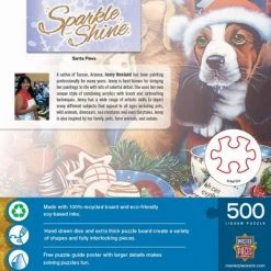 MasterPieces 500 Piece Glitter Christmas Jigsaw Puzzle - Santa Paws - 15"x21" -Puzzles Sales 2022 unnamed file 3248
