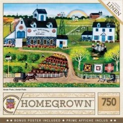 MasterPieces 750 Piece Jigsaw Puzzle For Adults, Family, Or Kids - Amish Frolic - 18"x24"