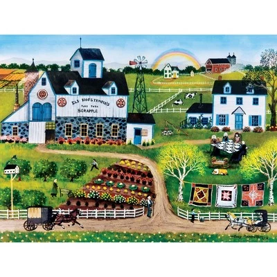MasterPieces 750 Piece Jigsaw Puzzle For Adults, Family, Or Kids - Amish Frolic - 18"x24" 2 MasterPieces 750 Piece Jigsaw Puzzle For Adults, Family, Or Kids - Amish Frolic - 18"x24" - Image 2