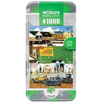 MasterPieces Inc Before the Big Game 1000 Piece Collector Tin Jigsaw Puzzle 2 MasterPieces Inc Before the Big Game 1000 Piece Collector Tin Jigsaw Puzzle - Image 2