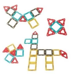 MPM Magnetic Tiles 74Pcs Pipe 3D Magnetic Building Blocks Tiles Set - Magnet Marble Run STEM Toys for Kids Boys Gilrs Gifts