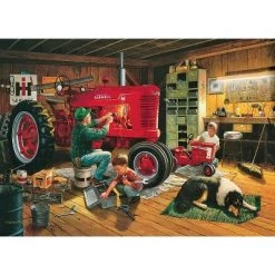 MasterPieces Inc Forever Red 1000 Piece Collector Tin Jigsaw Puzzle