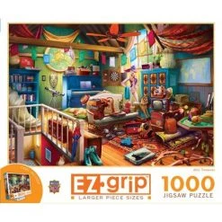 MasterPieces 1000 Piece EZ Grip Jigsaw Puzzle For Adults, Family, Or Kids - Attic Treasures - 23.5"x34"